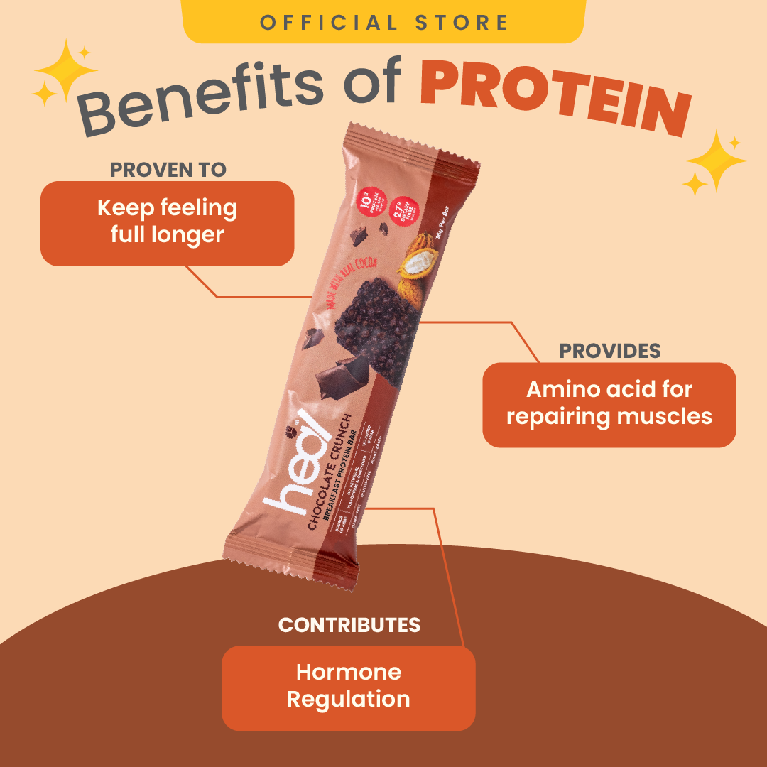 Heal Chocolate Crunch Breakfast Protein Bar (38g)