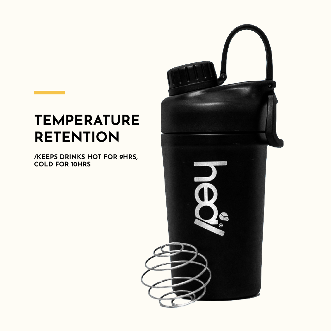 Heal Flex 3-IN-1 Insulated Shaker Bottle 600ML